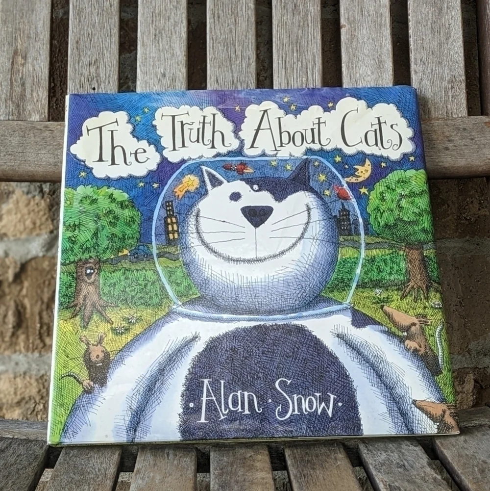 Vintage 1996 The Truth About Cats Coffee Table Book by Alan Snow